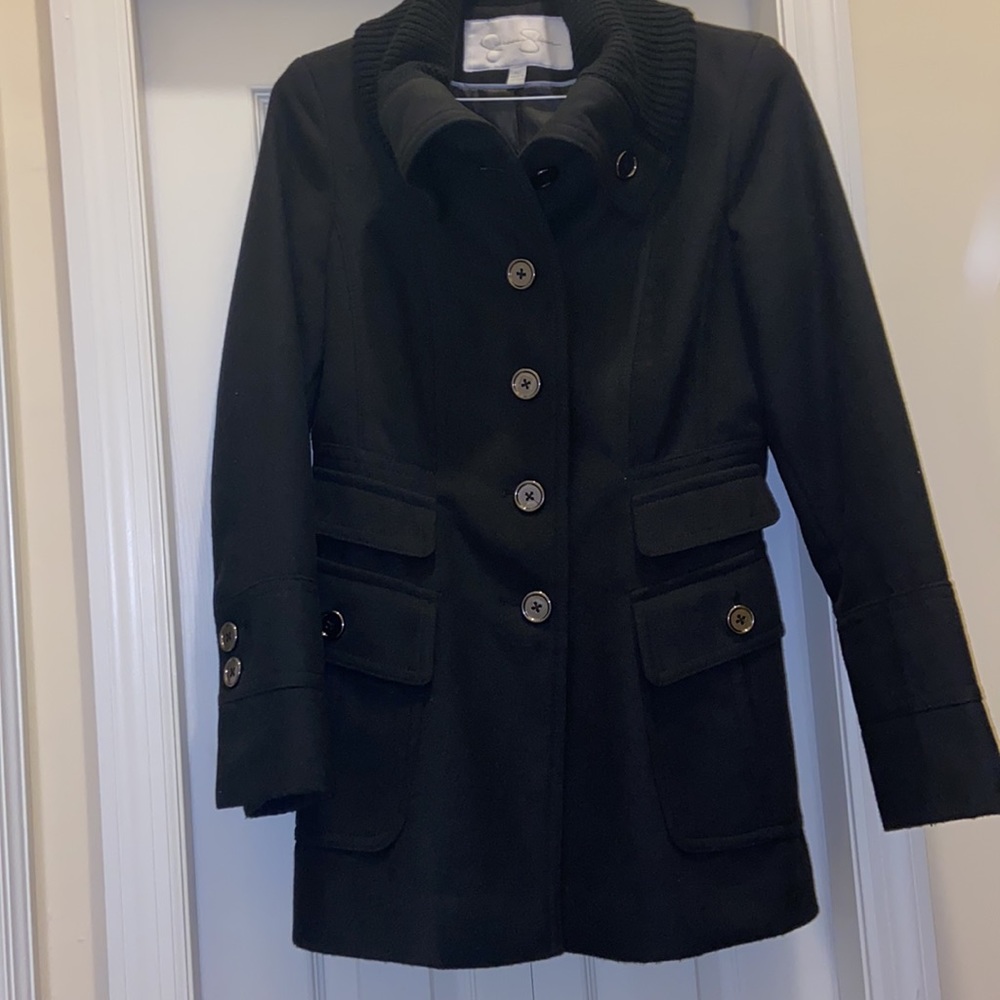 Jessica Simpson Black Coat